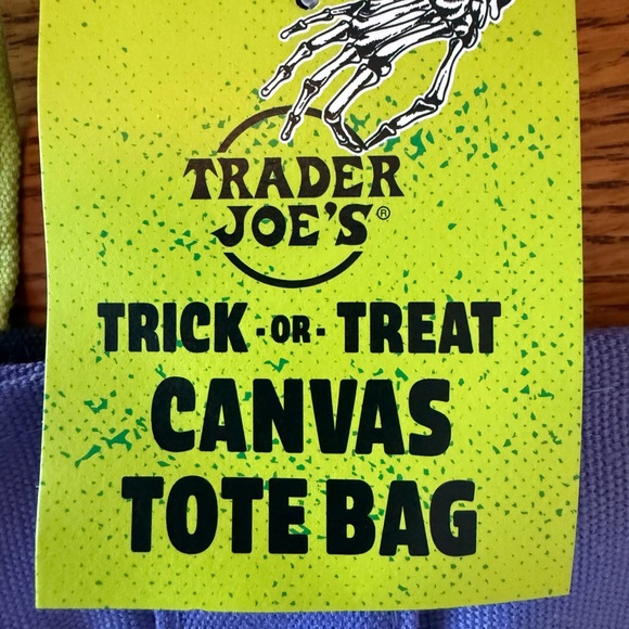 Trader Joe's Halloween trick or treat Tote Bag Set of four - Picture 6 of 7